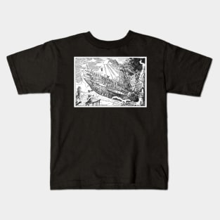 The Flying Submarine Kids T-Shirt